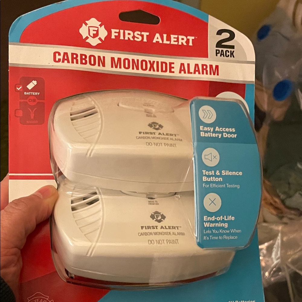 First Alert White Carbon Monoxide Alarm 2-Pack